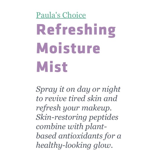 PAULA’S CHOICE Skincare Refreshing Moisture Mist - Picture 3 of 8